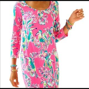 Lilly Pulitzer Beacon Dress Pink Toucan